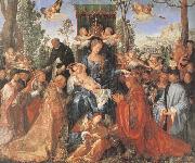 Albrecht Durer The Feast of the rose Garlands the virgen,the Infant Christ and St.Dominic distribut rose garlands USA oil painting artist